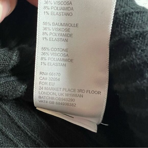 Free People Mod Wrap Black Mini Ribbed Skirt Size XS Boho Coquette - Picture 9 of 12